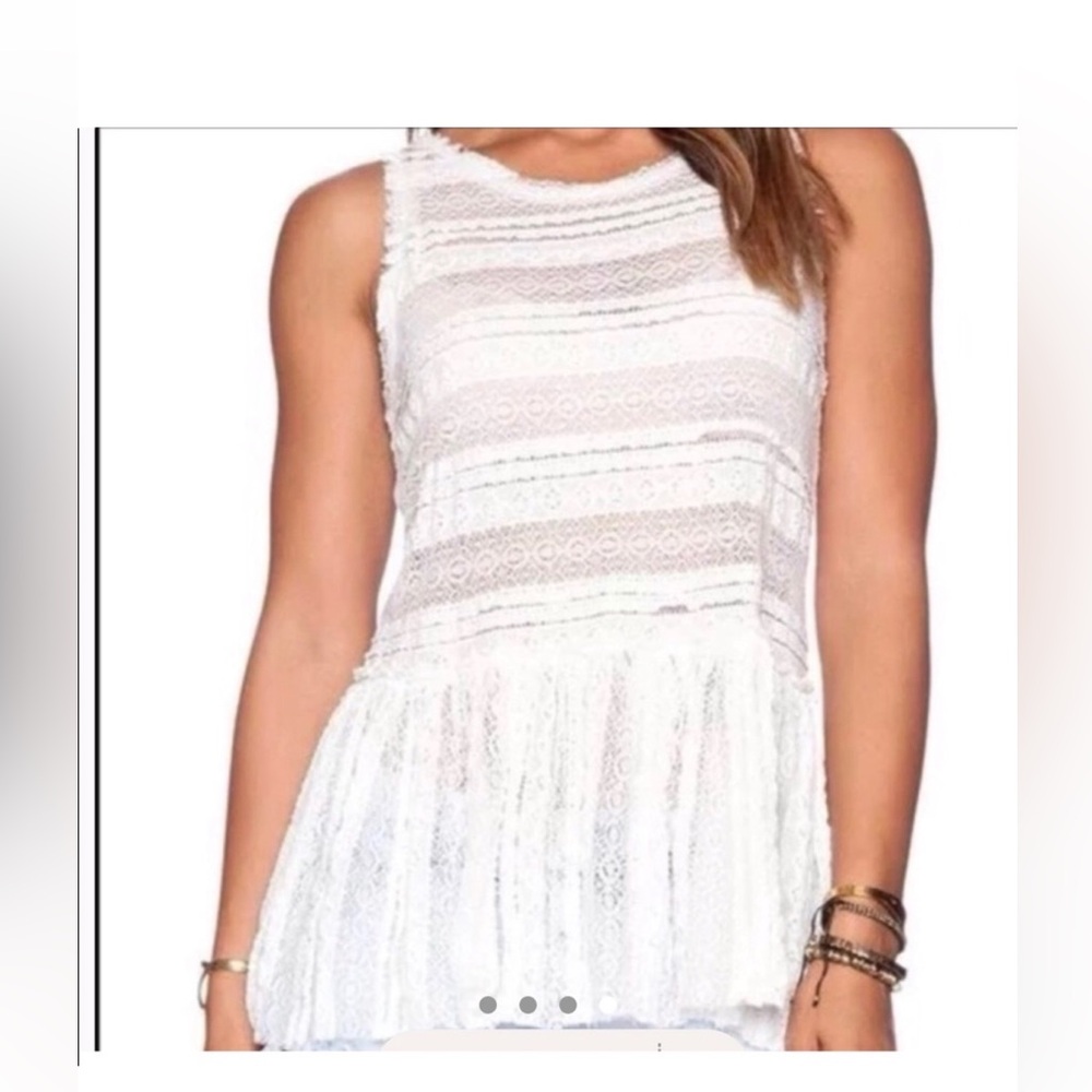 Free People lace tank - small